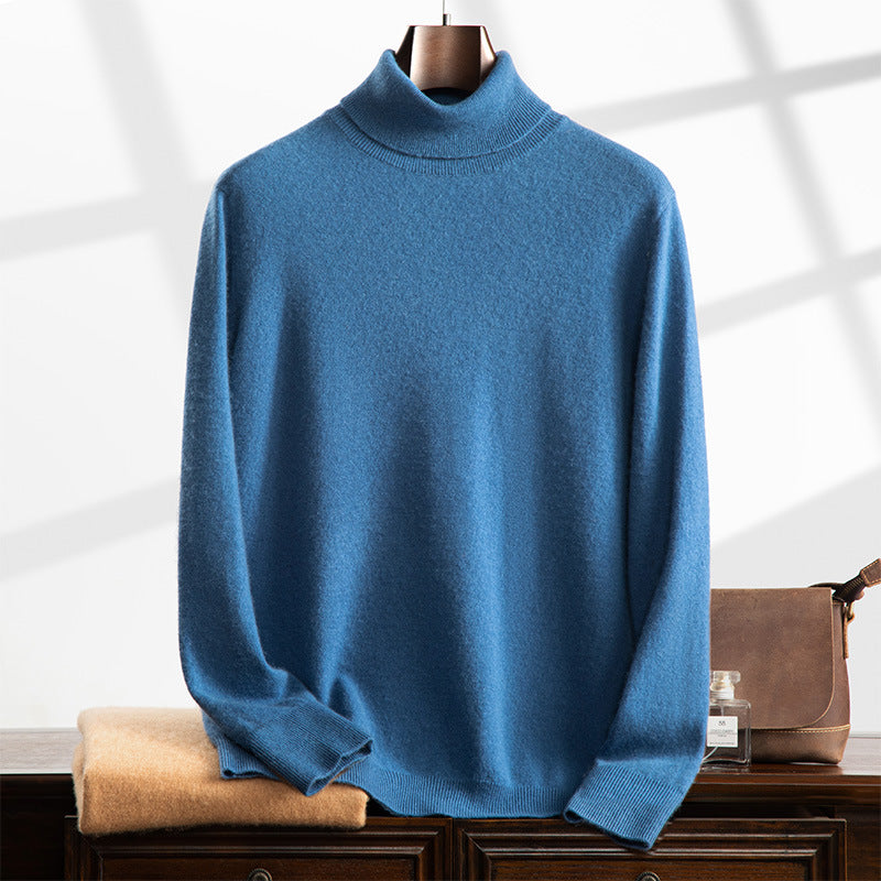 Men's cashmere turtleneck
