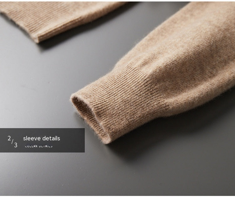 Men's merino hooded sweater