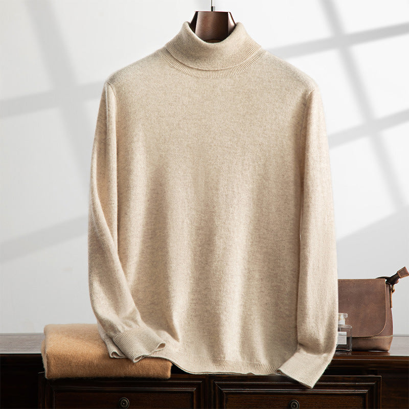 Men's cashmere turtleneck