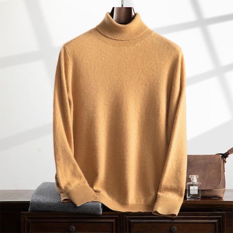 Men's cashmere turtleneck