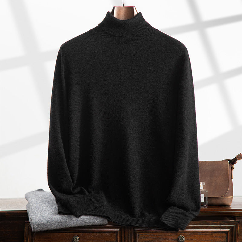 Men's cashmere turtleneck