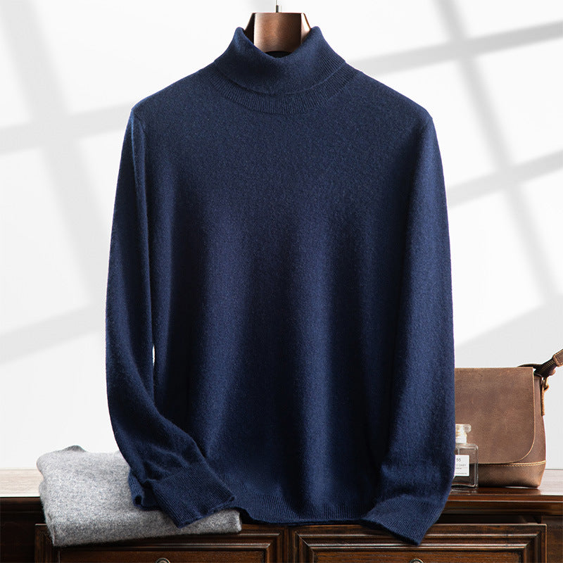 Men's cashmere turtleneck