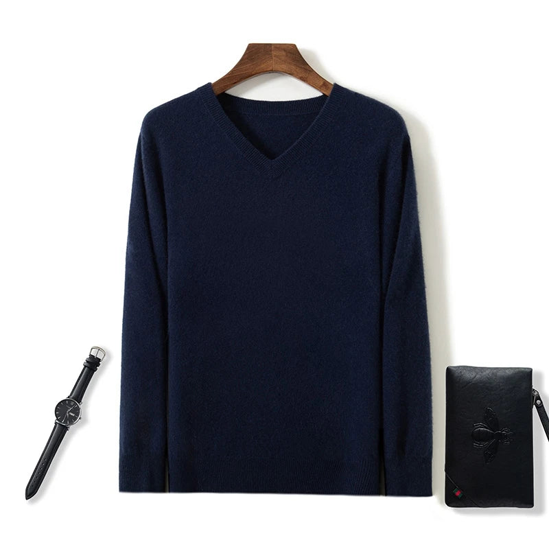 Fine Cashmere V-Neck