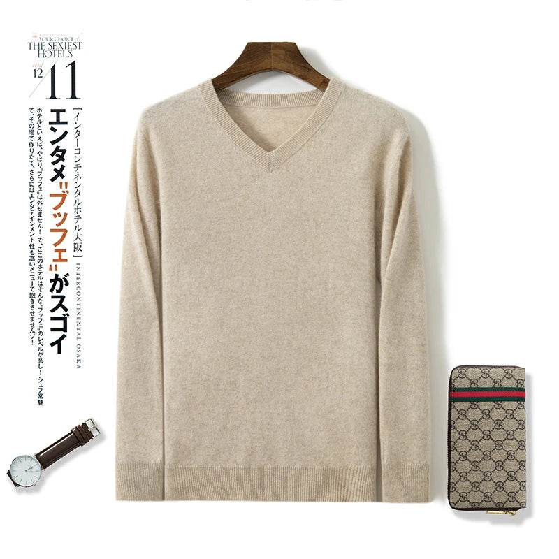Fine Cashmere V-Neck