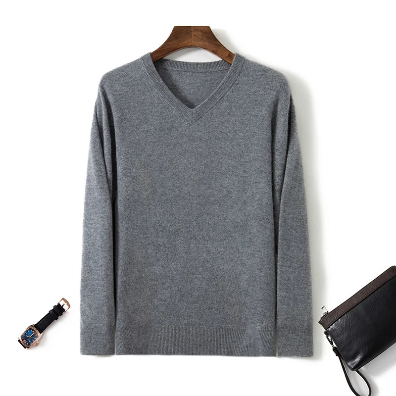 Fine Cashmere V-Neck