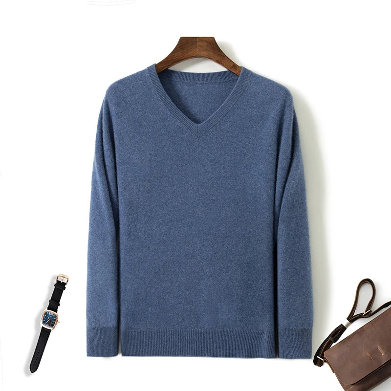 Fine Cashmere V-Neck