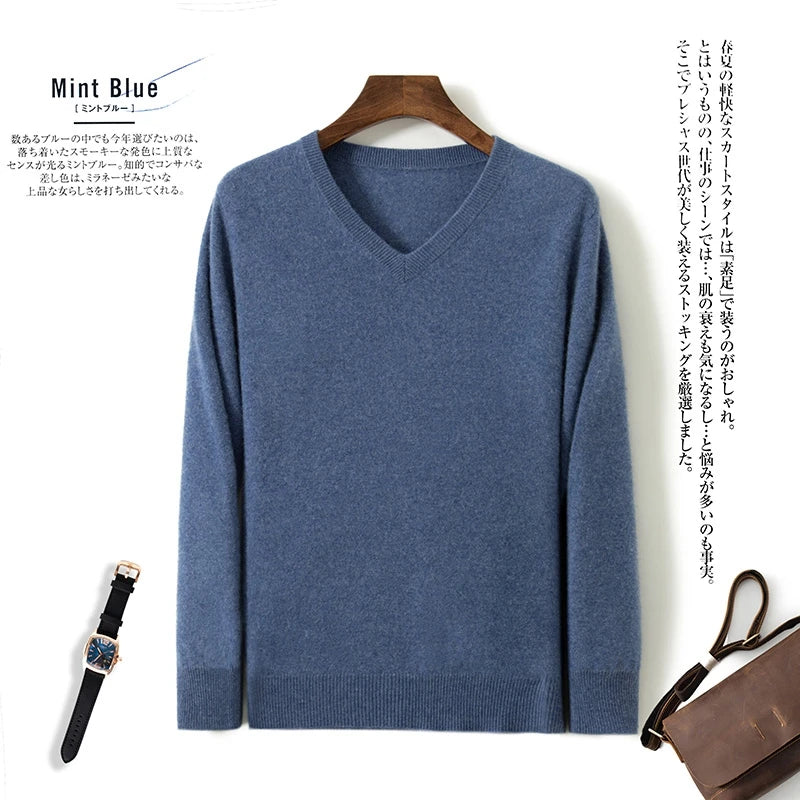 Fine Cashmere V-Neck