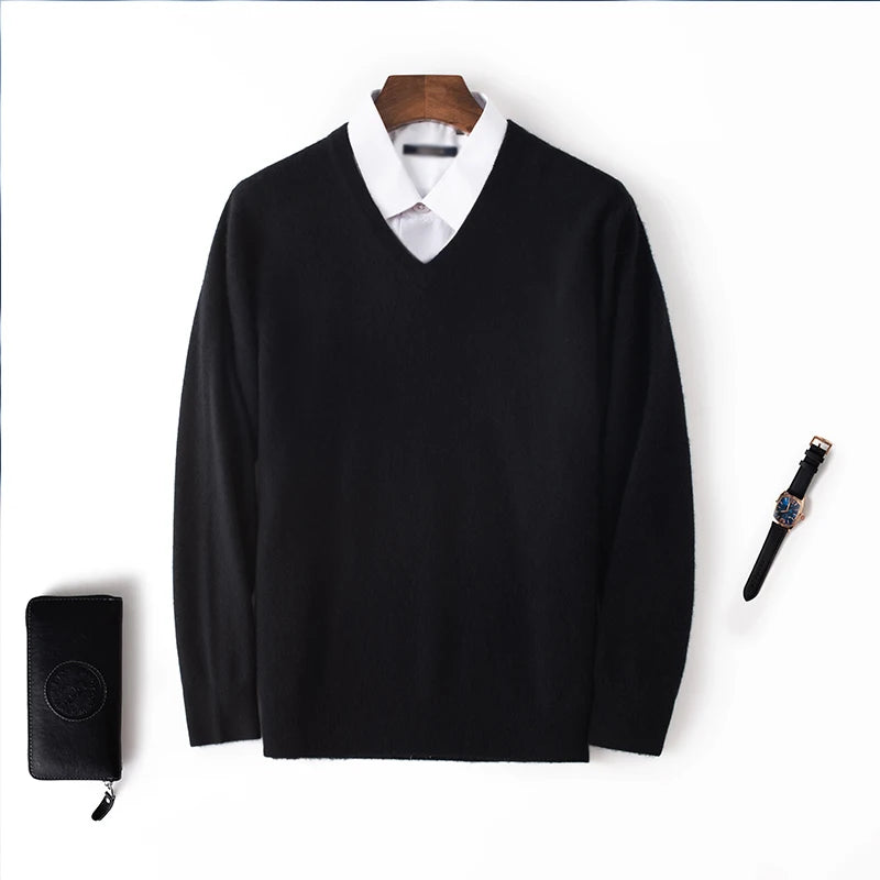 Fine Cashmere V-Neck