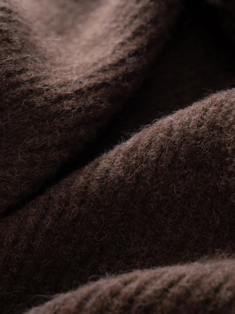 Ribbed alpaca scarf