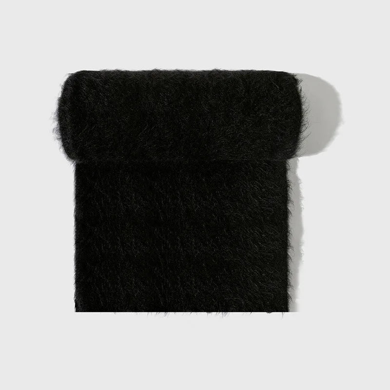 Brushed alpaca scarf
