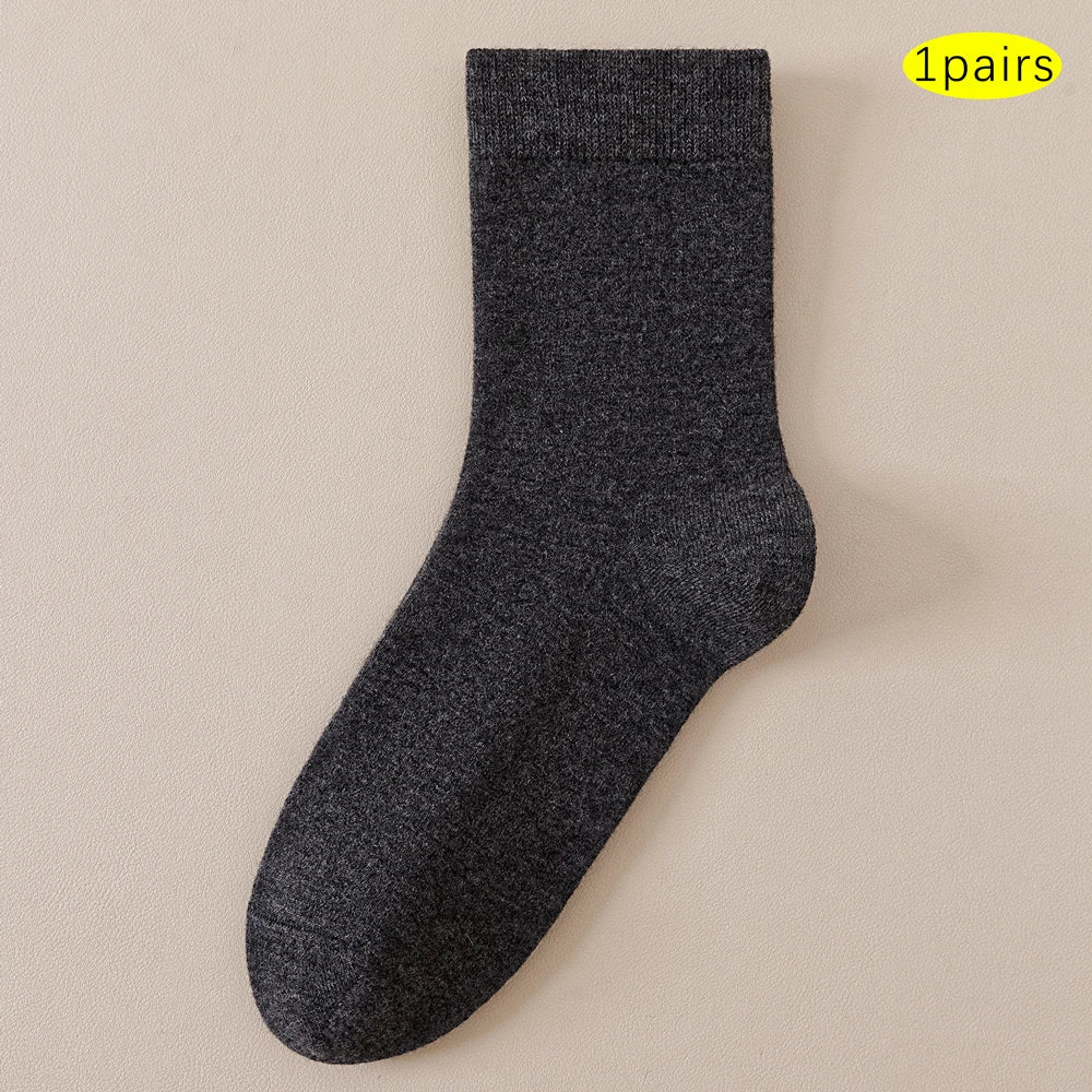 3 pairs merino crew socks