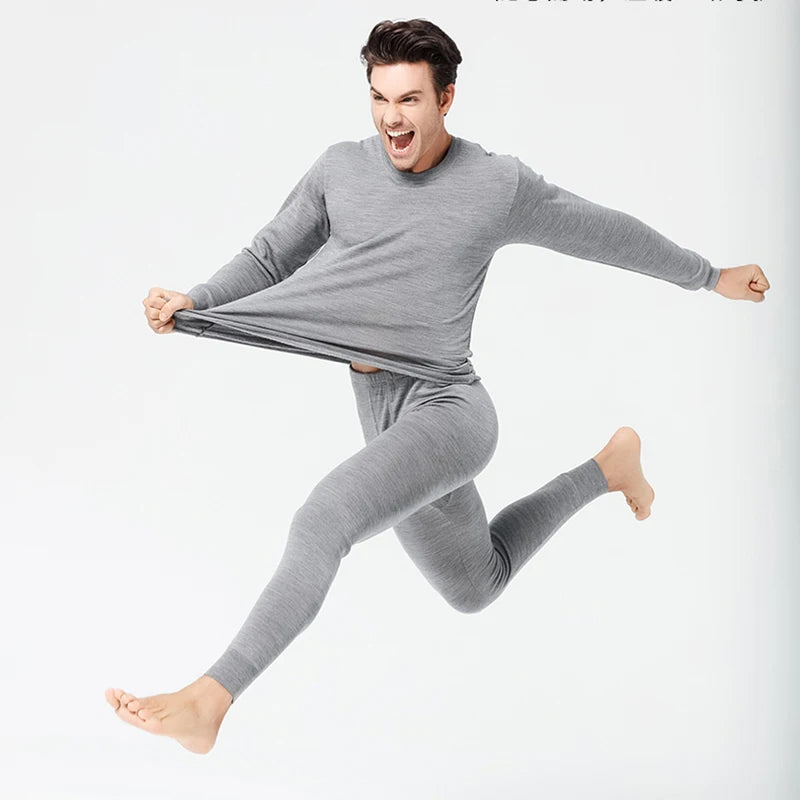 Men's 230 gsm merino thermal lounge set
