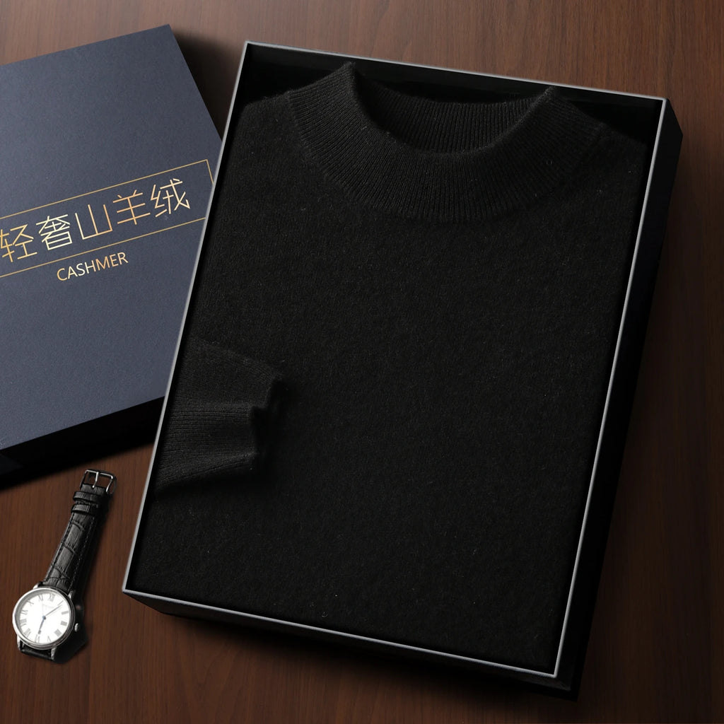Cashmere Mock Neck