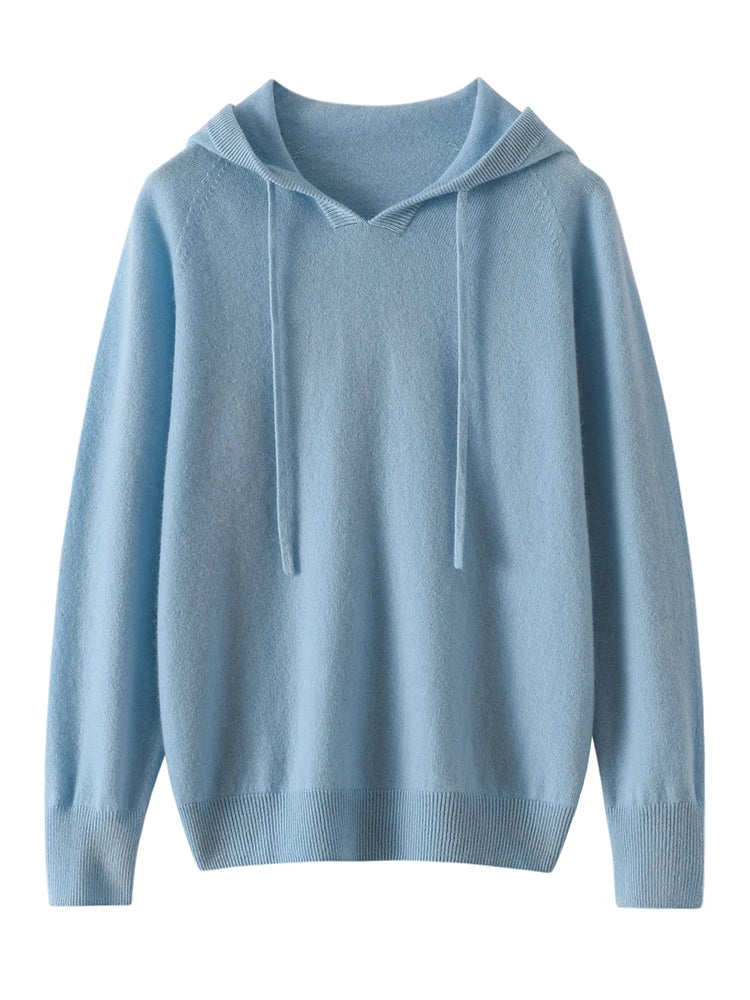 Women's cashmere hoodie