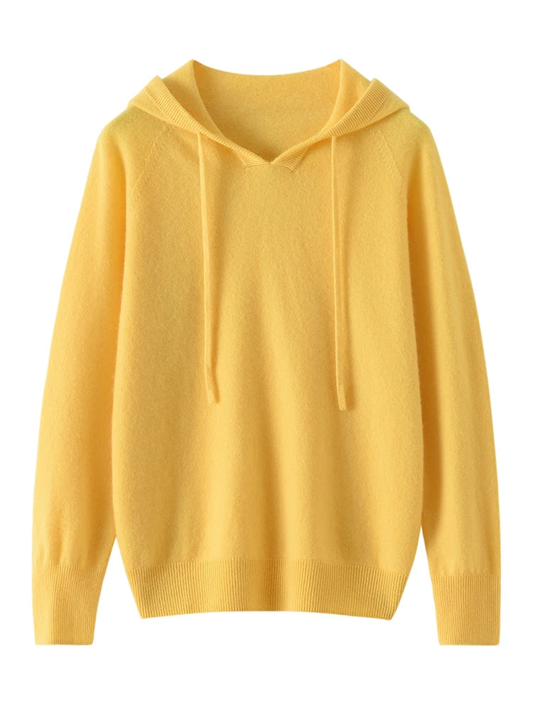 Women's cashmere hoodie