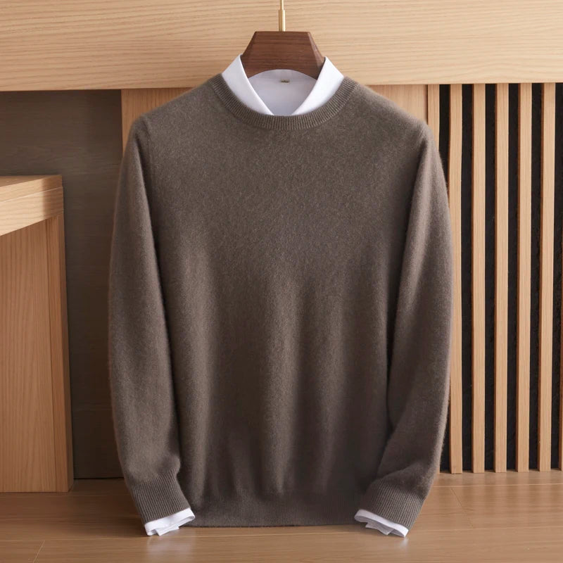 The Everyday Crew, men's cashmere crewneck