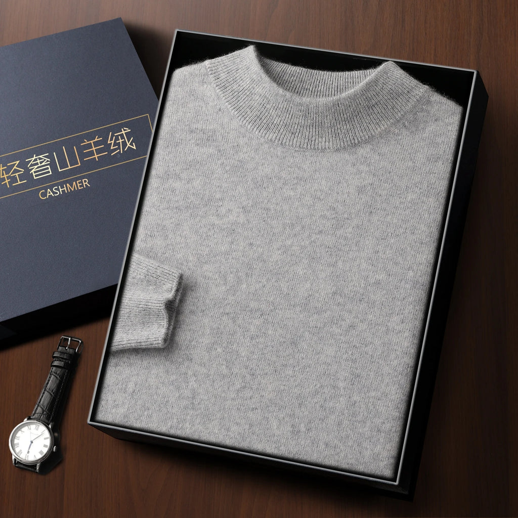 Cashmere Mock Neck