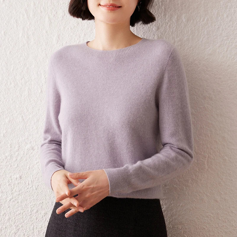 The Everyday Crew, women's cashmere crewneck