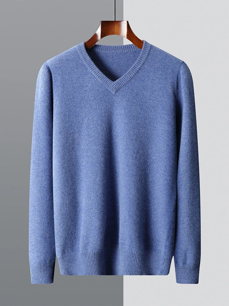 Thick Merino V-Neck