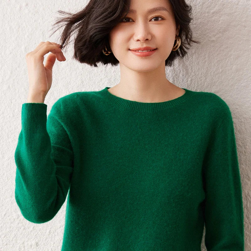 The Everyday Crew, women's cashmere crewneck