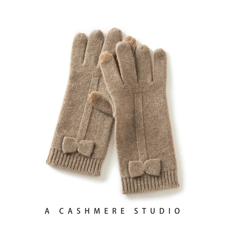 Cable Cashmere Gloves