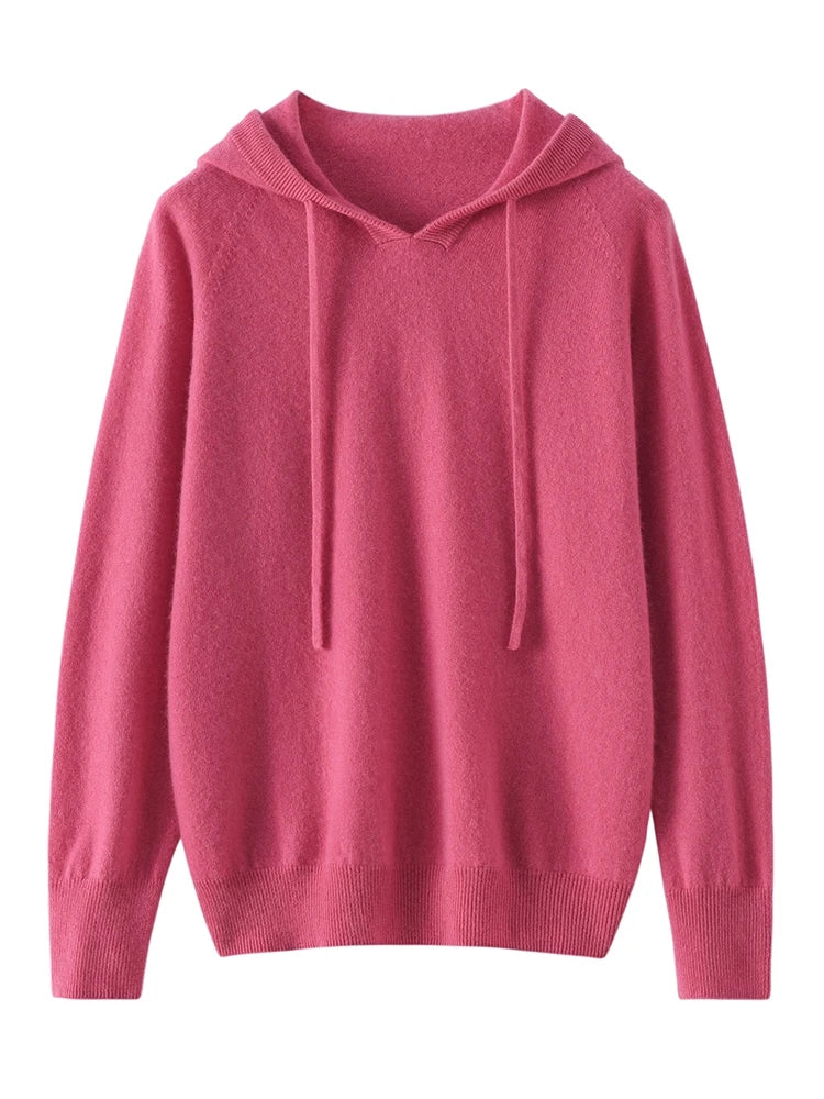 Women's cashmere hoodie