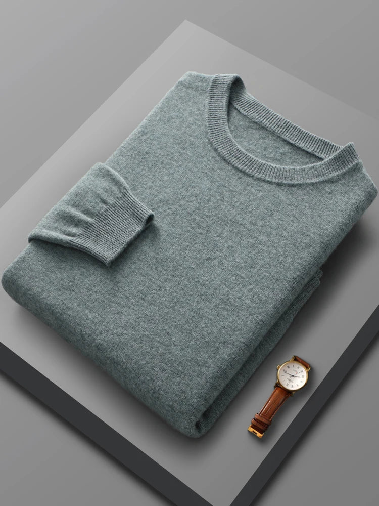 Men's fine merino crewneck