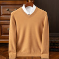 Men's merino V-neck sweater