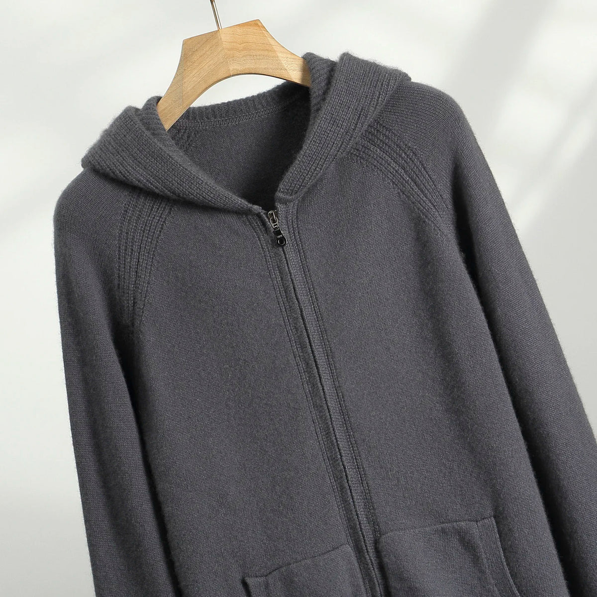 Cashmere Zip Hoodie