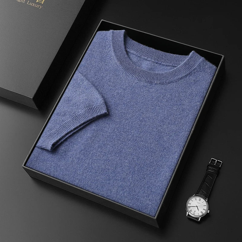 Men's cashmere tee