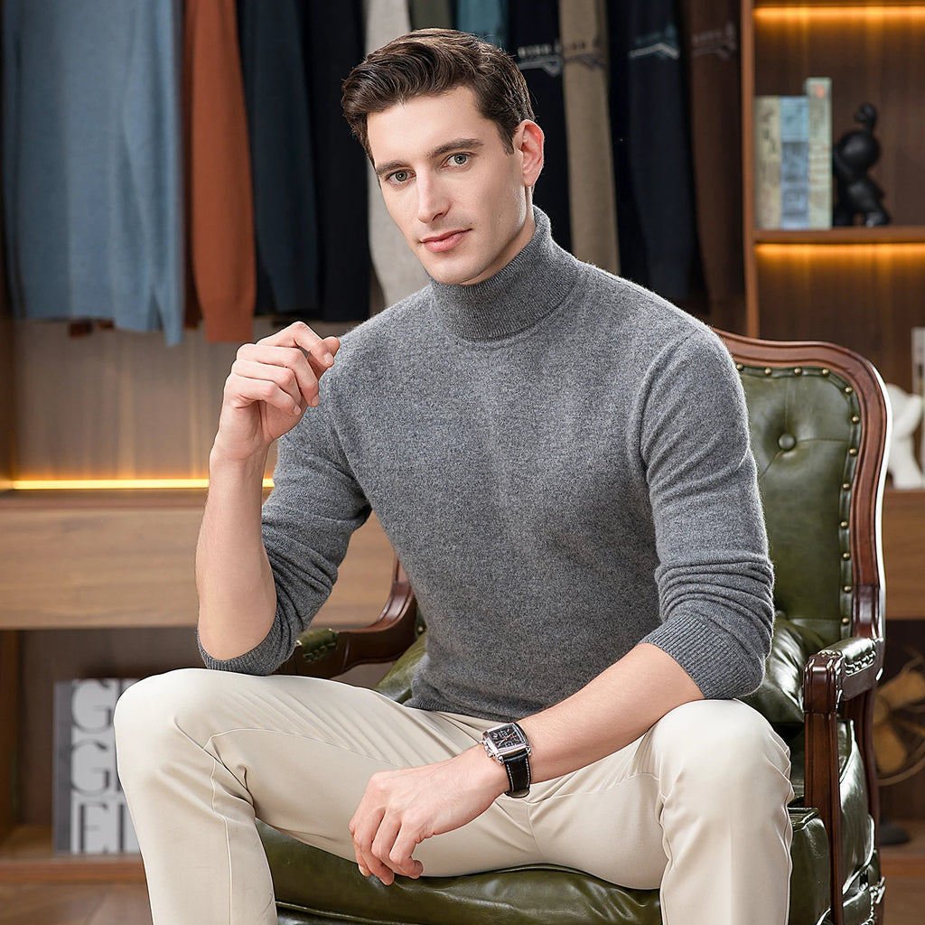 Heavy Cashmere Turtleneck