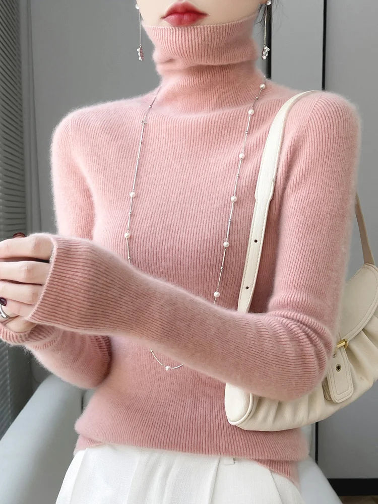 Slim Merino Turtleneck