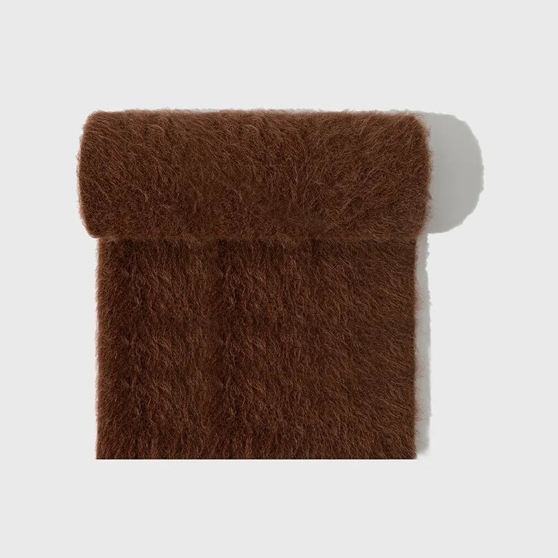 Brushed alpaca scarf