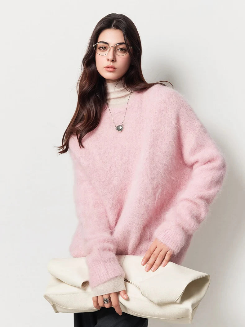 Women's alpaca-blend sweater