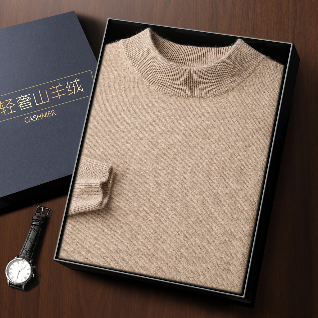 Cashmere Mock Neck