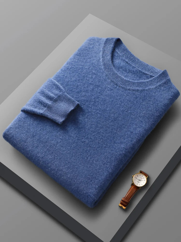Men's fine merino crewneck
