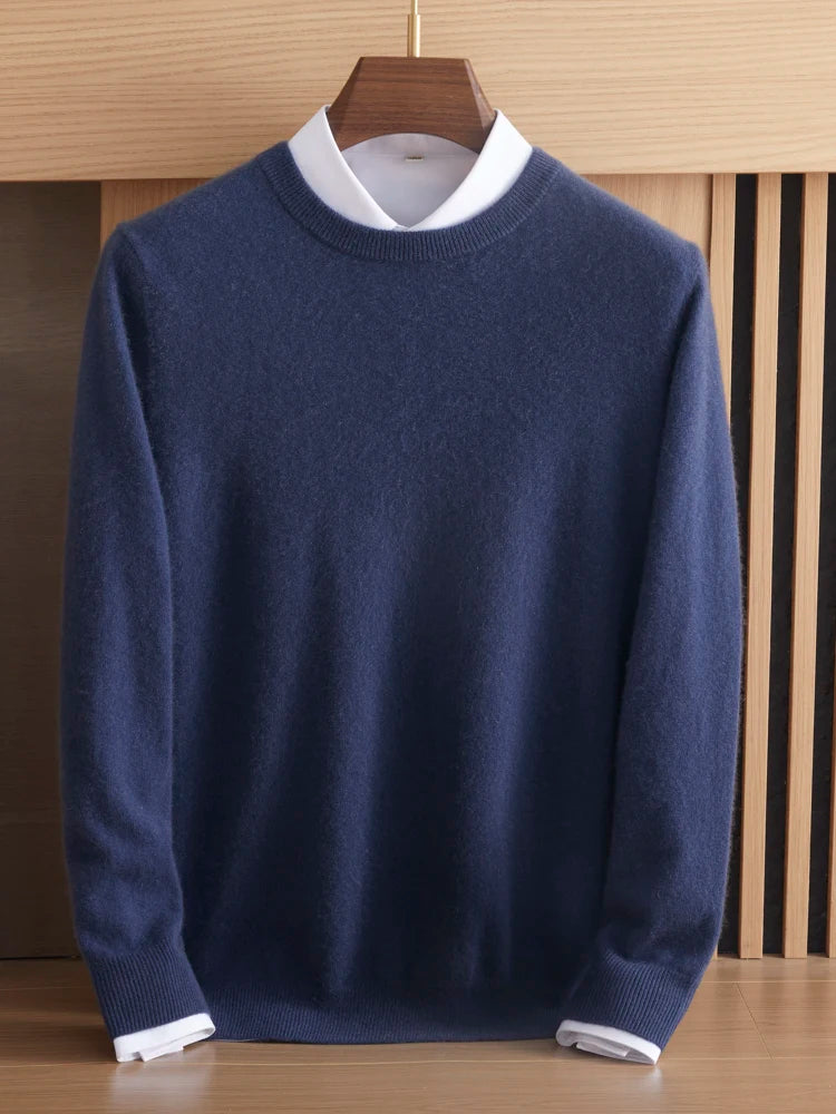 The Everyday Crew, men's cashmere crewneck