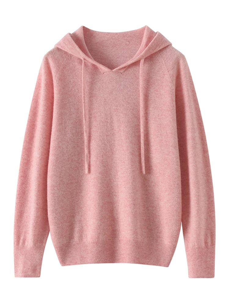 Women's cashmere hoodie