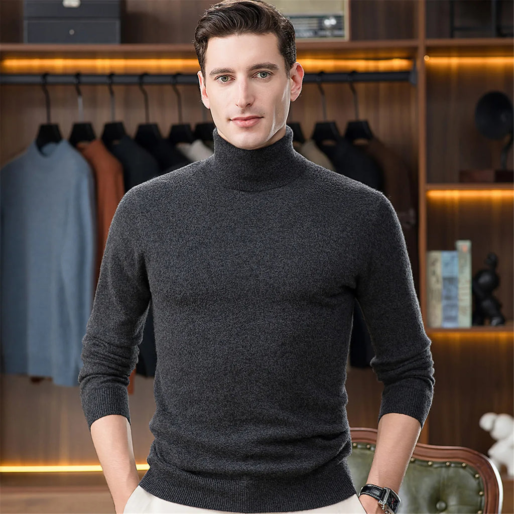 Heavy Cashmere Turtleneck