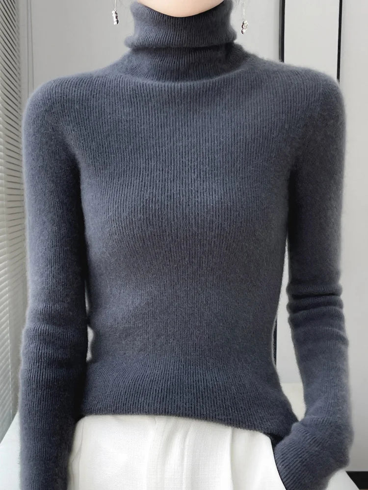 Slim Merino Turtleneck