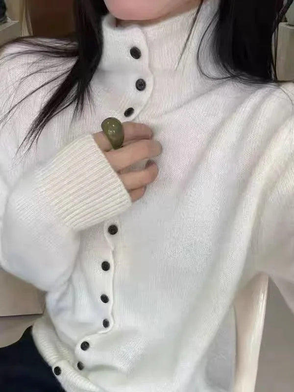 Scalloped Cashmere Cardigan