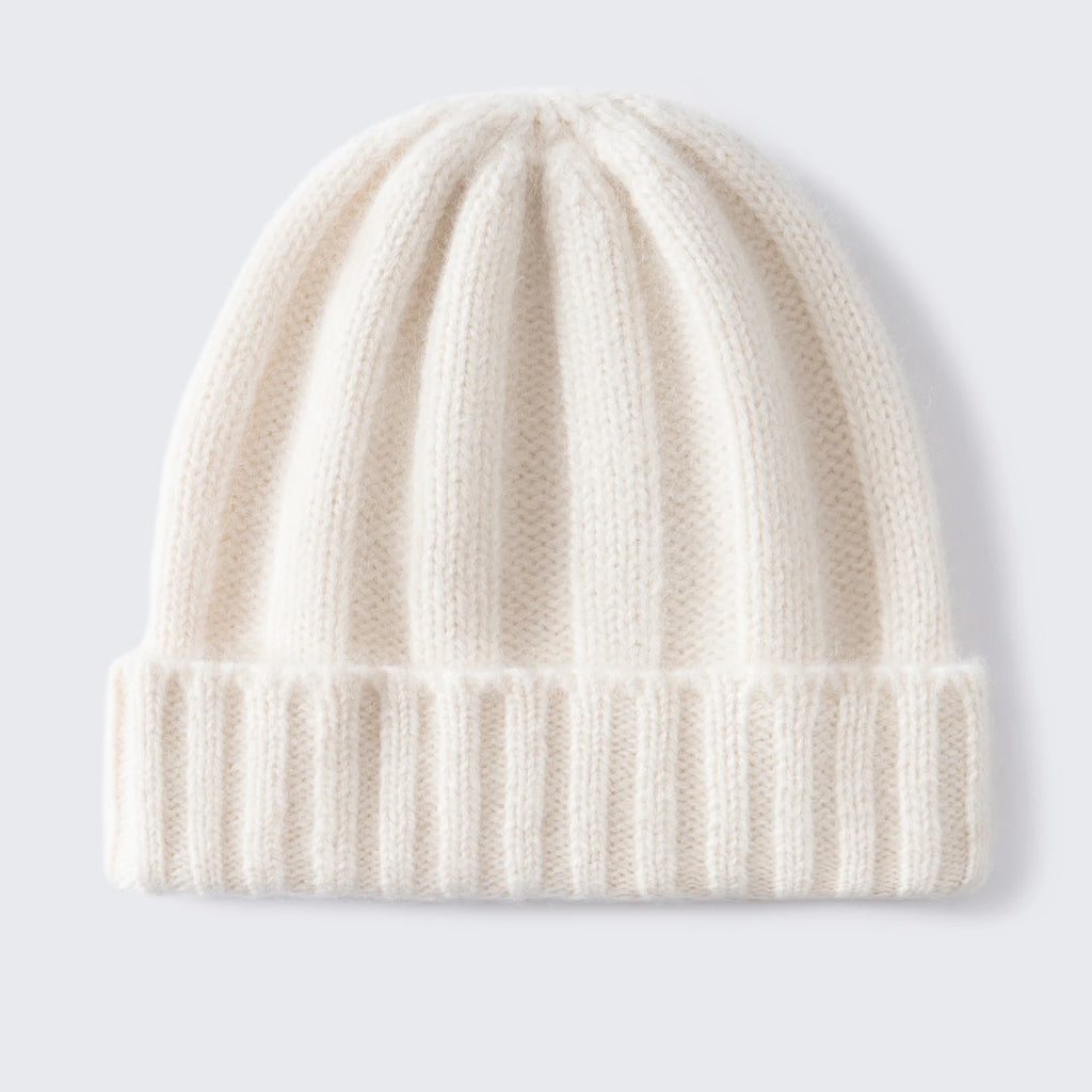 Alpaca ribbed beanie