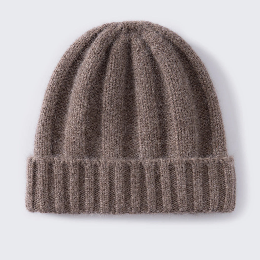 Alpaca ribbed beanie