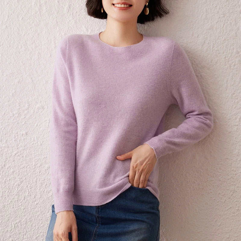 The Everyday Crew, women's cashmere crewneck