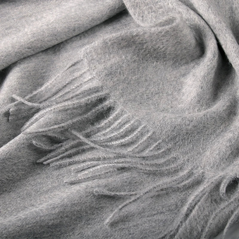 Merino wool wrap scarf