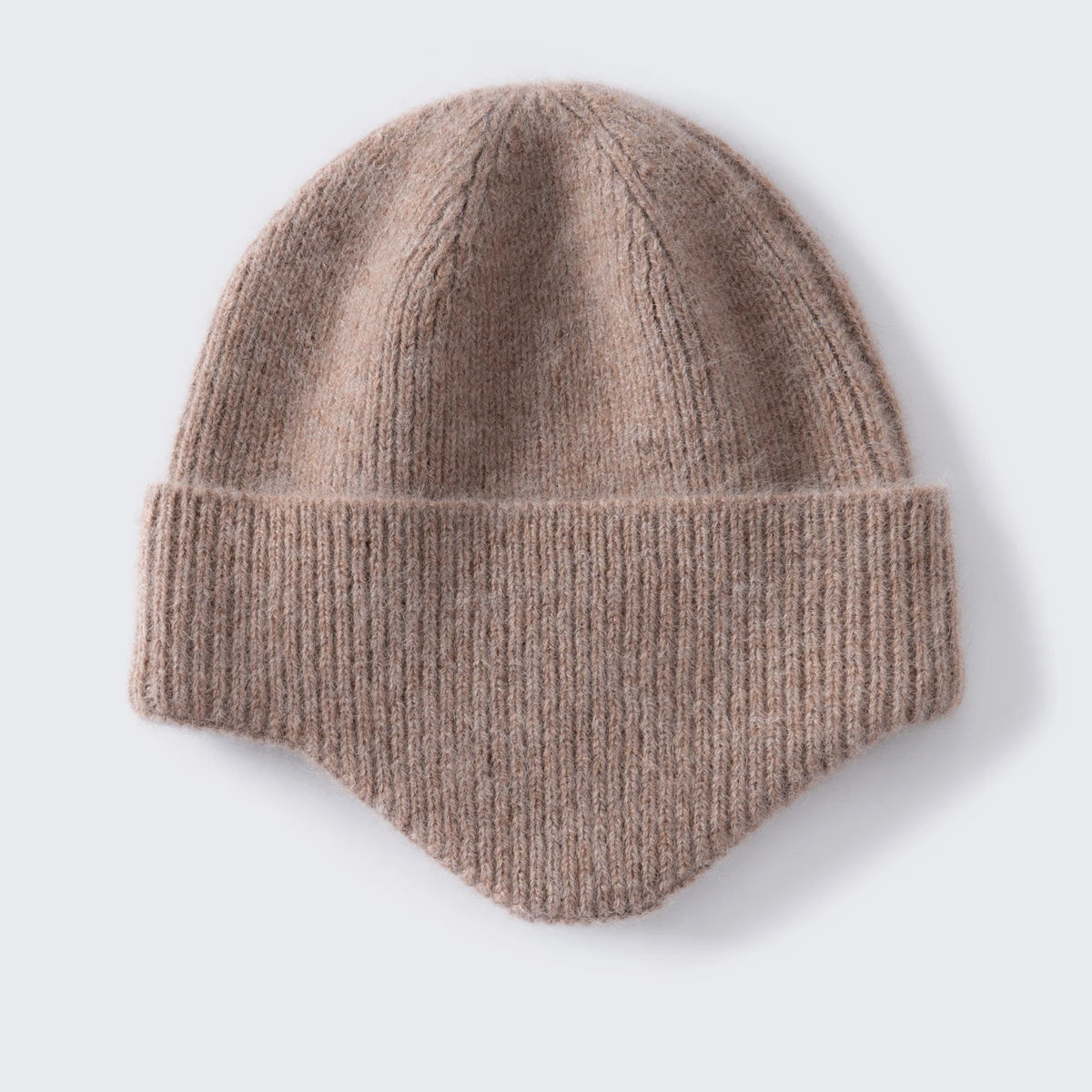 Alpaca earflap beanie