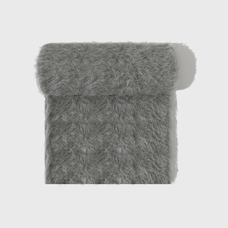 Brushed alpaca scarf