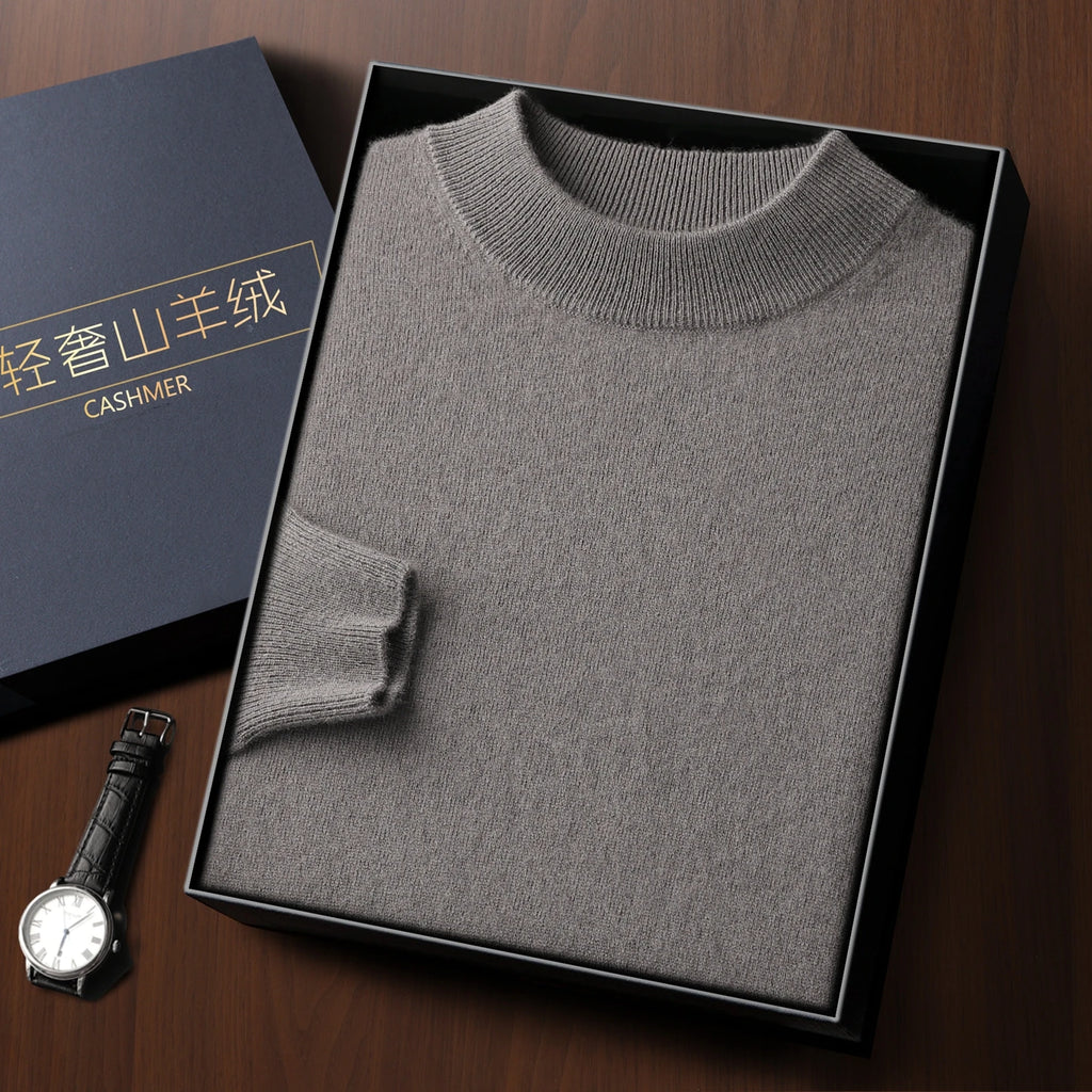 Cashmere Mock Neck