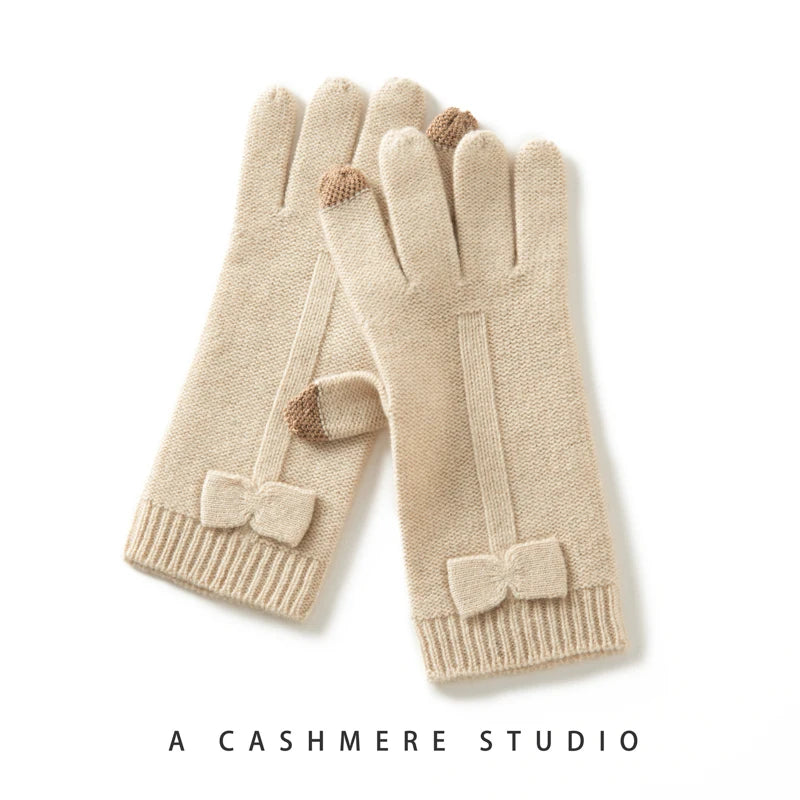 Cable Cashmere Gloves