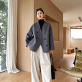 Women's double-faced cashmere jacket